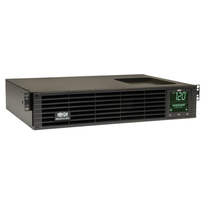 No break Tripp-Lite SMART1000RM2U, 120v, 800w, opción de tarjeta SNMP, KVM, USB, DB9, 6 contactos