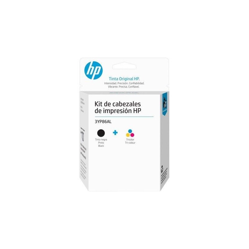 HP kit cabezal 3YP86AL negro/tricolor