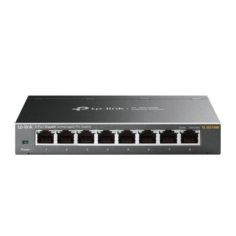 Switch TP-Link TL-SG108E, administrable, L2, Gigabit Ethernet (10/100/1000) Switch TP-Link TL-SG108E, administrable, L2, Gigabit Ethernet (10/100/1000)