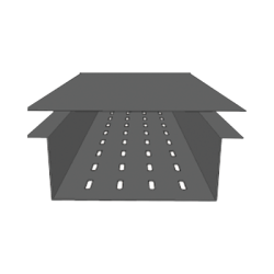 Tapa para fondo perforado de 9" Perfil Z