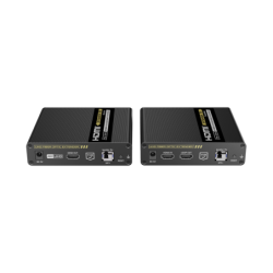 Kit extensor HDMI por fibra óptica 10g a 40 km, resolución 4k@60Hz, monomodo (smf), ipcolor pixel, cero latencia, sin comprimir,