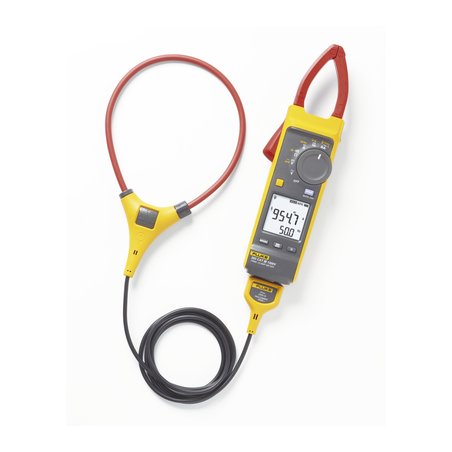 Pinza Amperimétrica CC/CA de Verdadero Valor Eficaz con iFlex CAT III 1500 V. Ideal para Sistemas Solares, Eólicos, Baterías, In