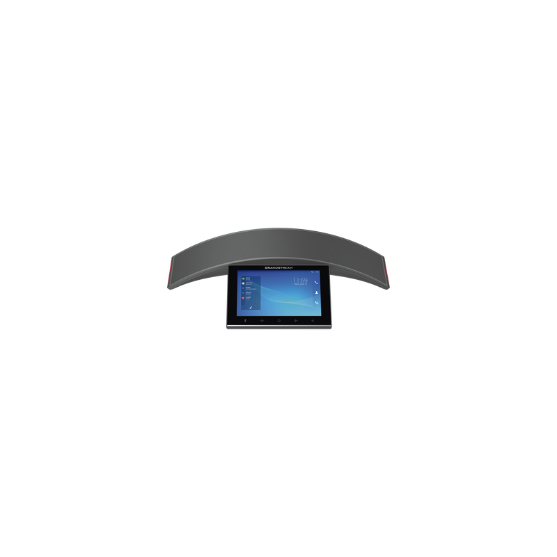 Teléfono - Audioconferencias IP Android 10, 12 líneas SIP con 12 cuentas, pantalla táctil 8", puertos Gigabit, Wi-Fi, Bluetooth,