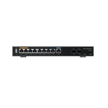 Router Gigabit VPN, Balanceador de cargas, 60,000 sesiones NAT, 9 puer