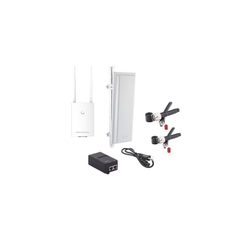 Kit de radio GWN7605LR con antena TXS25619DP, para amplia cobertura de WiFi en 90º, frecuencia (2.4 a 2.5 GHz) y (5.1 a 6.5 GHz) Kit de radio GWN7605LR con antena TXS25619DP, para amplia cobertura de WiFi en 90º, frecuencia (2.4 a 2.5 GHz) y (5.1 a 6.5 GHz)