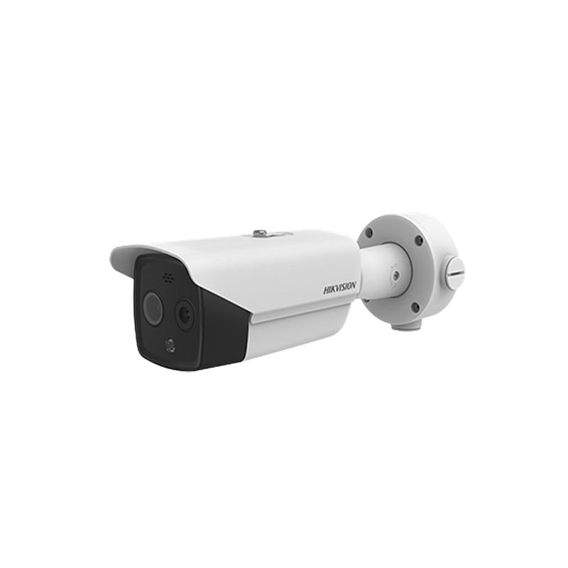 Bala IP Dual, Térmica 9.7 mm (160 x 120), Óptico 8 mm (4 Megapixel), DETECCIÓN DE PERSONAS 285 m /40 mts IR, Exterior IP67, PoE,