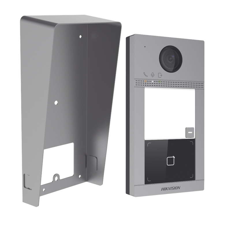 Kit Videoportero + Carcasa protectora IP 2 Megapixel, Llamada y Apertu