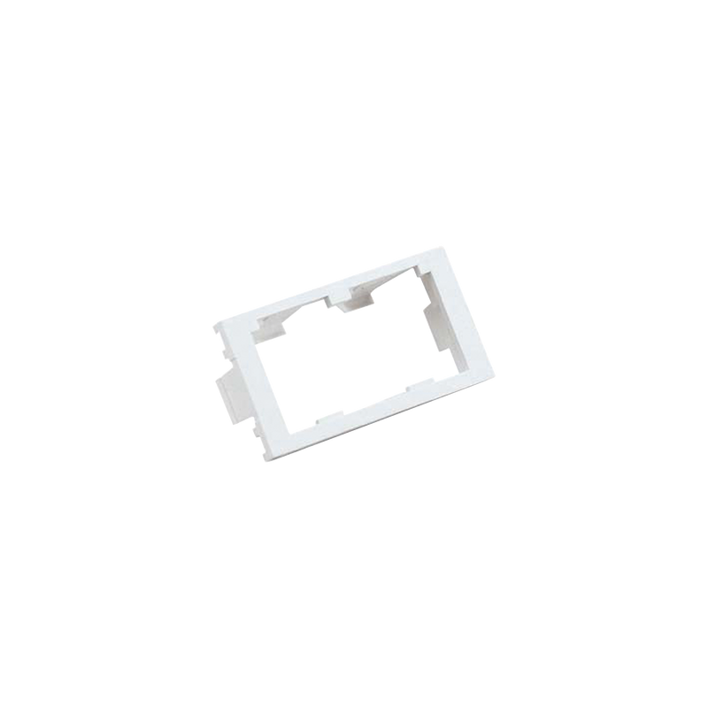 Inserto Plano de 1/3, Espacio para Dos Módulos Mini-Com®, Color Blanco Mate