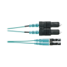 Jumper de Fibra Óptica Multimodo 50/125 OM4, LC-SC Dúplex, OFNR (Riser), Color Aqua, 1 Metro Jumper de Fibra Óptica Multimodo 50/125 OM4, LC-SC Dúplex, OFNR (Riser), Color Aqua, 1 Metro