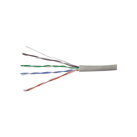Bobina de Cable UTP 305 m. de Cobre, PanNet, Gris, Categoría 5e (24 AWG), PVC (CM), de 4 pares