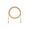 Cable de Parcheo TX6, UTP Cat6, Diámetro Reducido (28AWG), Color Naranja, 3ft