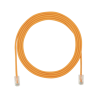 Cable de Parcheo UTP Cat6A, CM/LSZH, Diámetro Reducido (28AWG), Color Naranja, 3ft