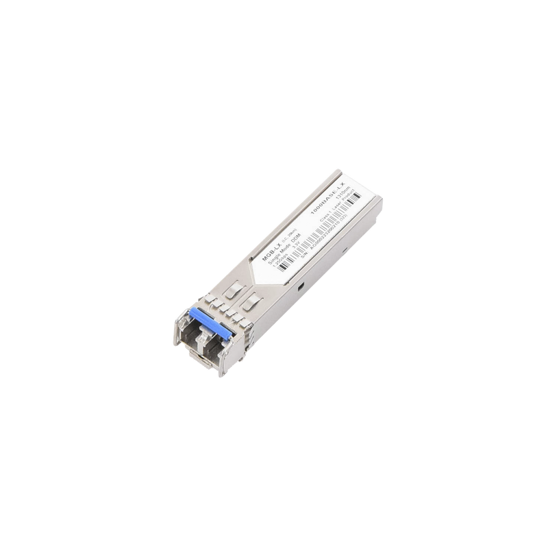 Paquete de 10 Piezas del Modelo (MGB-LX v2) del Transceptor mini-GBIC SFP 1G LC Dúplex Para Fibra Monomodo de 20 Km