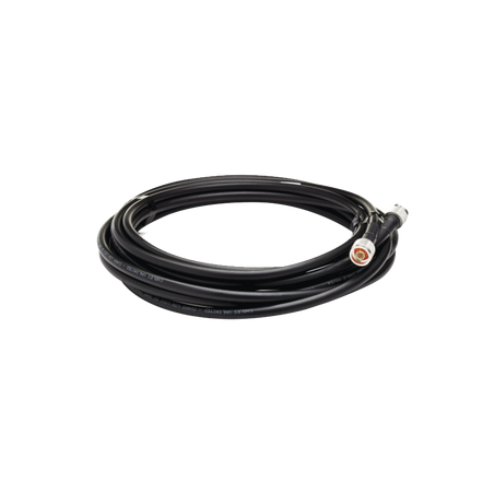 Cable Coaxial de 7.6 mts con conector N macho para conexión de Antenas