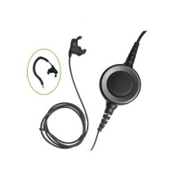 Micrófono audífono interconstruido en auricular con PTT grande para HYT TC500/518/600/610/700 MOTOROLA GP300/SP50/P1225/PRO315/