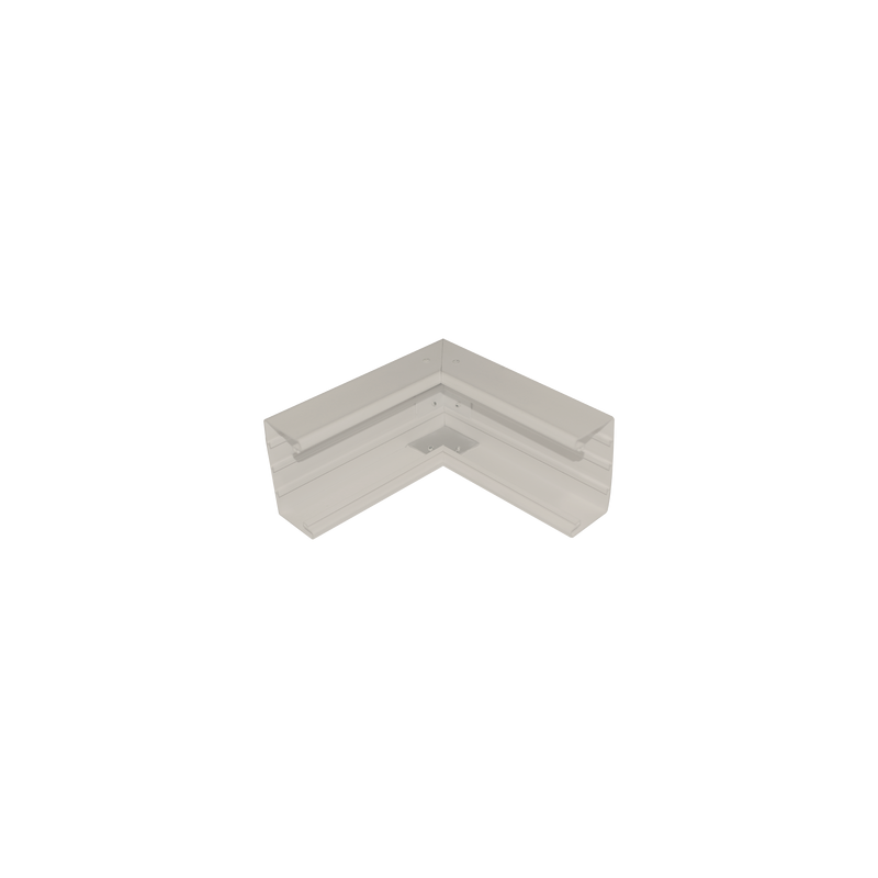 Esquinero interior en color Marfil de PVC auto extinguible, para canaleta TEK-100-M (5576-15001)