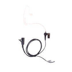 Micrófono - audífono de solapa con tubo acústico transparente para Kenwood TK3230/3000/3402/3312/3360/3170,NX240/340/220/320/420