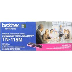 Tóner Brother TN115M alto rendimiento, 4,000 páginas, MFC9000/HL4000, color magenta