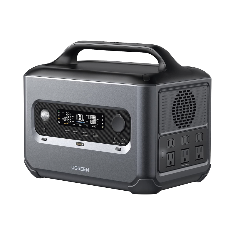 Estación de Energía Portátil 1200W (1024Wh), 6 AC 1200 W, 2 USB-C 100W