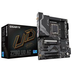 Tarjeta madre Gigabyte Z790 UD AC, Intel® LGA 1700, Celeron®, Core™ i3, Core™ i5, Core™ i7, Core™ i9, DDR5-SDRAM, 128 GB