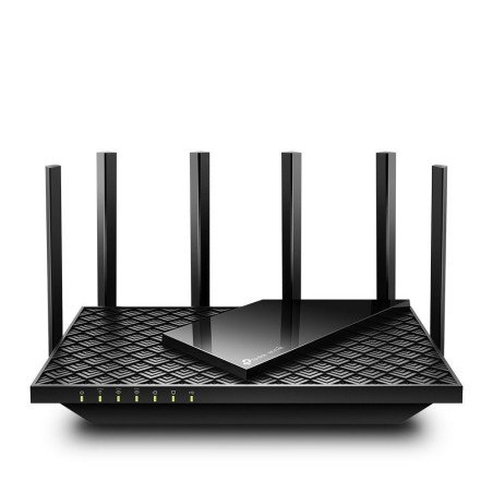 Router de escritorio TP-Link Archer AXE75, Wi-Fi 6E (802.11ax), Tribanda (2.4 GHz / 5 GHz / 6 GHz), Ethernet, Negro