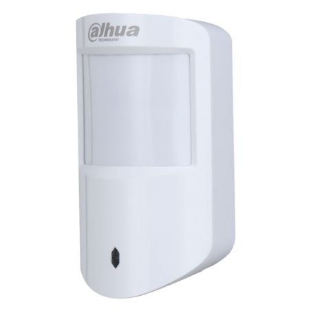 Detector PIR Inalámbrico Doble Tecnología Interior, Inmunidad de Mascotas, LED Indicador, 3 Niveles de Sensibilidad, PIR + Micro