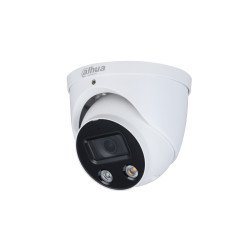 Cámara IP Domo TiOC de 4 Megapixeles, WizSense, Lente de 2.8 mm, Angulo de 101 Grados, Iluminador Dual, Sirena, Estrobo Azul y R