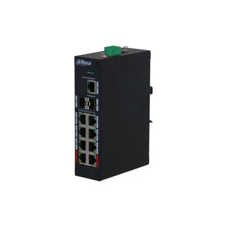 Switch Poe de 8 Puertos Gigabit, 8 Puertos PoE, 2 Puertos SFP, 1 Puertos Uplink 10, 100, 1000, 120 Watts Totales, Switching 33 G