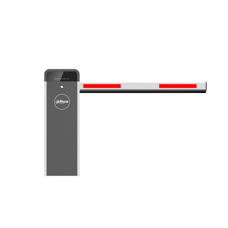 Brazo de barrera Recto, Rojo, Blanco, 1 ms, 100 mm, 46 mm, 3 m