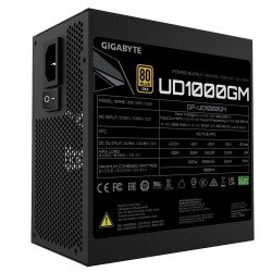 Fuente de poder Gigabyte1000w, 80 plus Gold, negro, ATX, modular