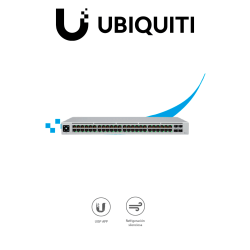 UniFi Switch, Capa 2 de 48 puertos 10, 100, 1000 Mbps + 4 puertos 1G SFP, pantalla informativa