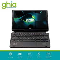 Tablet Ghia vector plus con teclado, a523 octacore, 4GB RAM, 64GB, 2cam, wifi, bluetooth, 5000mah, Android 13 negra
