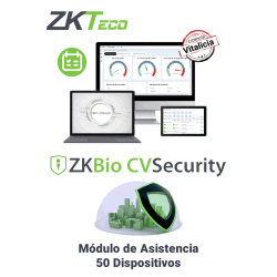 Modulo Vitalicio de Asistencia para BioCVSecurity para 50 puntos de asistencia, Hasta 30 000 Usuarios