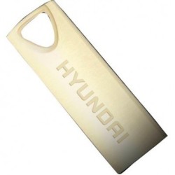 Memoria USB Hyundai U2BK/32GAG - Oro, 32 GB, USB 2. 0, 10 MB/s, 3 MB/s