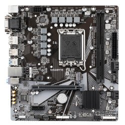 Tarjeta madre Gigabyte H610M S2H, Intel, LGA 1700, Celeron, Core i3, Core i5, Core i7, Core i9, DDR5-SDRAM, 64 GB