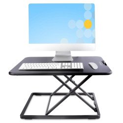 StarTech.com Convertidor de Escritorio de Pie y Sentado para Portátil - Hasta 8kg - Elevador de Altura Ajustable - Convertidor
