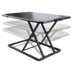 StarTech.com Convertidor de Escritorio de Pie y Sentado para Portátil - Hasta 8kg - Elevador de Altura Ajustable - Convertidor
