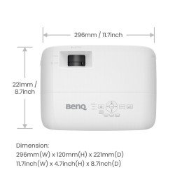 Proyector BenQ TH575, 3800 lúmenes ANSI, DLP, 1080p (1920x1080), 15000:1, 16:9, 100 - 150"