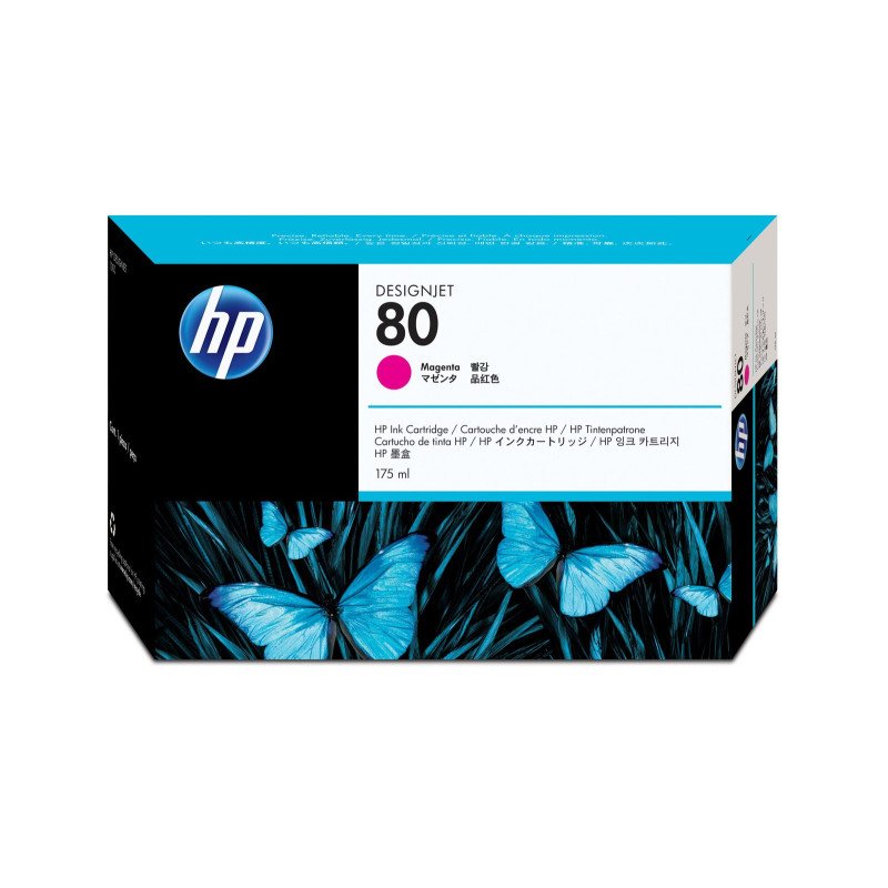 Cartuchos de tinta HP C4874A, No. 80, magenta Cartuchos de tinta HP C4874A, No. 80, magenta