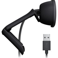 Logitech Brio 100 cámara web 2 MP 1920 x 1080 Pixeles USB Grafito