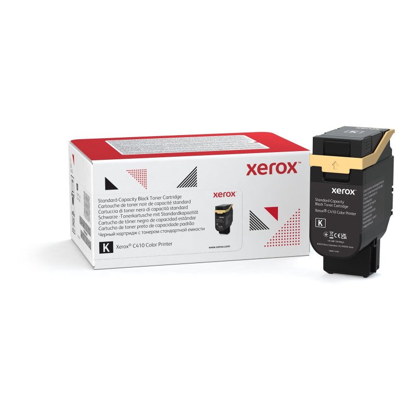 Tóner Xerox C410 / VersaLink C415 cartucho de tóner negro de capacidad estándar (2400 páginas), 2400 páginas, Negro, 1 pieza Tóner Xerox C410 / VersaLink C415 cartucho de tóner negro de capacidad estándar (2400 páginas), 2400 páginas, Negro, 1 pieza