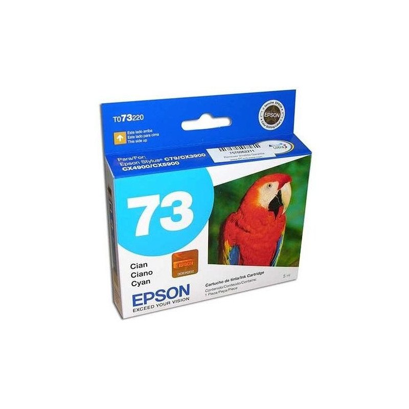 Epson T073220 cartucho de tinta 1 pieza Original Rendimiento estándar Cian