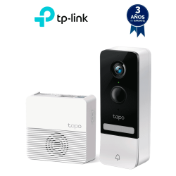 Videotimbre TP-Link Tapo D230S1, Negro/Blanco, IR, 5 MP, 2560 x 1920 Pixeles