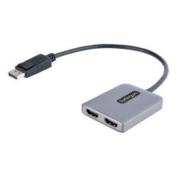 StarTech.com Hub Concentrador MST DisplayPort a 2 Puertos HDMI - HDMI Doble de 4K a 60Hz - Adaptador Multimonitor DisplayPort
