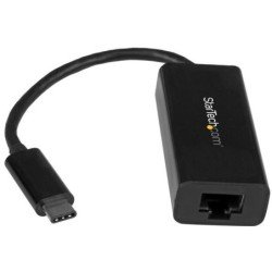 Adaptador de Red Ethernet StarTech.com US1GC30B - USB C, Negro
