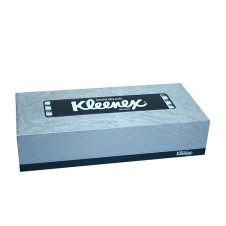 Panuelo facial Kleenex con 90 hojas, caja con 72 cajillas. Dimensiones de la hoja: 2
