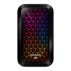 Unidad SSD externo Adata se770g 512GB 3.2 RGB (ase770g-512gu32g2-cbk)
