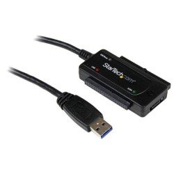 Adaptador de disco duro StarTech.com USB3SSATAIDE - Macho/hembra, Negro