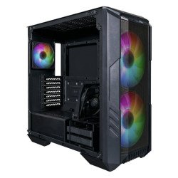 Cooler master haf 500, torre, placa ATX extendida, panel lateral con v
