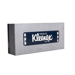 Panuelo facial Kleenex con 90 hojas, caja con 72 cajillas. Dimensiones de la hoja: 2
